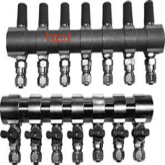 کلکتور ترموستاتیک رفت و برگشتی همراه با والو پرسی نیوپایپ کد 12723