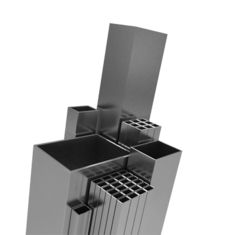 قوطی پروفیل مبلی ضخامت 1.25 میلیمتر 