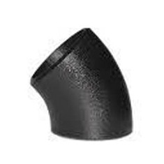 زانو جوشی 45درجه كربن استیل بدون درز رده 80 ELBOW 45 A234 WPB BW SMLS SCH 80