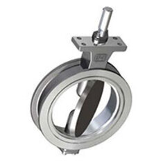 شیر پروانه ای کلاس 150 استنلس استیل  ویفری BUTTERFLY VALVE CS A351 316 WAFER TYPE150#