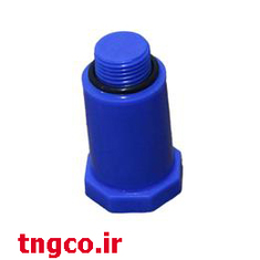 درپوش رزوه دار پایه بلند آبی  پلی پروپلین آذین لوله سپاهان