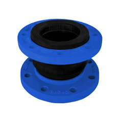 لرزه گیر لاستیکی بلادری آبی دما 60 درجه PN16 فلکسور پارس