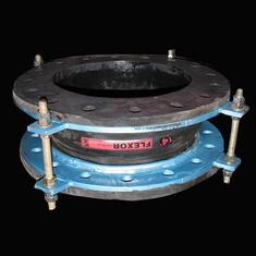 لرزه گیر لاستیکی فلنج دار کلاس 150 مارک قرمز و آبی 16 بار 90 درجه ارتعاشات صنعتی ایران