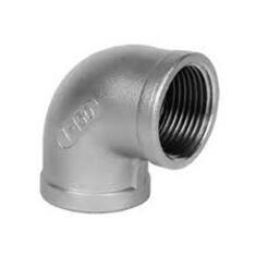 زانو  90 درجه استنلس استیل 304 دنده ای کلاس 150