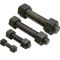 استاد بولت استینلس استیل 304 STUD BOLT S.S با دو مهره A2-70
