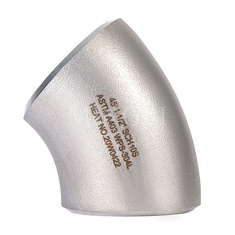 زانو مانیسمان استنلس استیل 45 درجه رده 10 A403 WP304 SCH10S