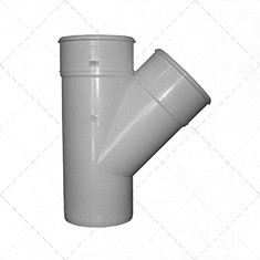 سه راهی 45 درجه پلیکا upvc