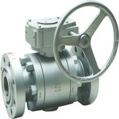 شیر توپی ترینیون بال ولو فولادی فول بور کلاس 900 ball valve full bore