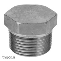 درپوش فورج دنده استنلس استیل 316  کلاس 3000 PLUG FORGED  A182 F316L  SCRD 3000#