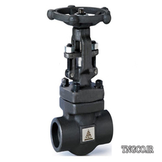 شیر فلكه سوزنی فولادی گلوب ولو کلاس 800 کربن استیل ساکت GLOBE VALVE CS A105 SW 800#
