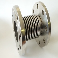 لرزه گیر آکاردئونی ساده دو جداره فلنجدار PN16 ارتعاشات صنعتی ایران	