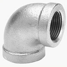 زانو 90 درجه دنده گالوانیزه  مارک مک ELBOW 90 HOT - DIP GALVANIZED