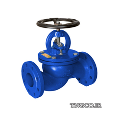 شیر سوپاپی رینگ استیل  180 درجه PN16 رادشیر