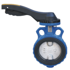 شیر پروانه ای ویفری چدنی اهرمی GGG40    PN16   وگ ایران  