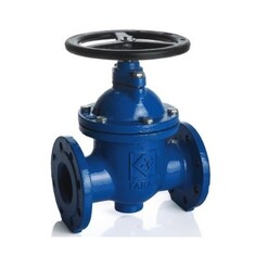 شیر فلکه کشویی چدنی 16 بار زبانه لاستیکی F4 فاراب-لیست قیمت