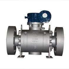 شیر توپی ترینیون بال ولو فولادی فول بور کلاس 2500 ball valve full bore