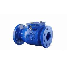 شیر یکطرفه چدنی لولایی دریچه لاستیکی GG25 PN16 سام